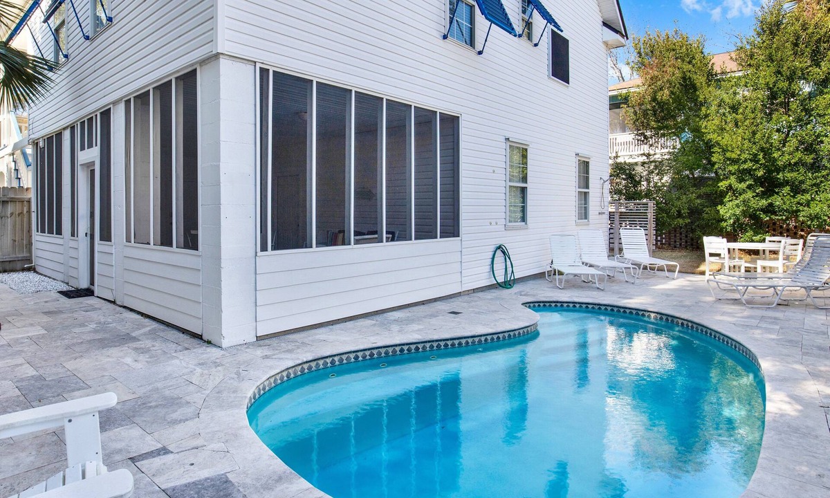 Savannah Beach House | Large Tybee Home With Private Pool, Walk to Beach