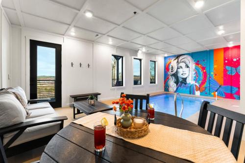 Sevierville House | Luxe Mountain Retreat: Indoor Pool & Iconic Views