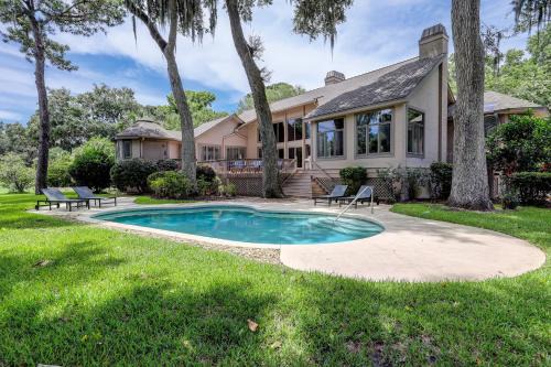 Sea Pines House | Luxury 4 BR 45 BA Home w Double Master Suites private pool Sea Pines Resort Gorgeous views