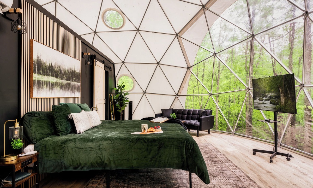 Robbins Cabin | Luxury Dome Close w/Sauna, Fire Pit, Close to Brimstone, Big South Fork