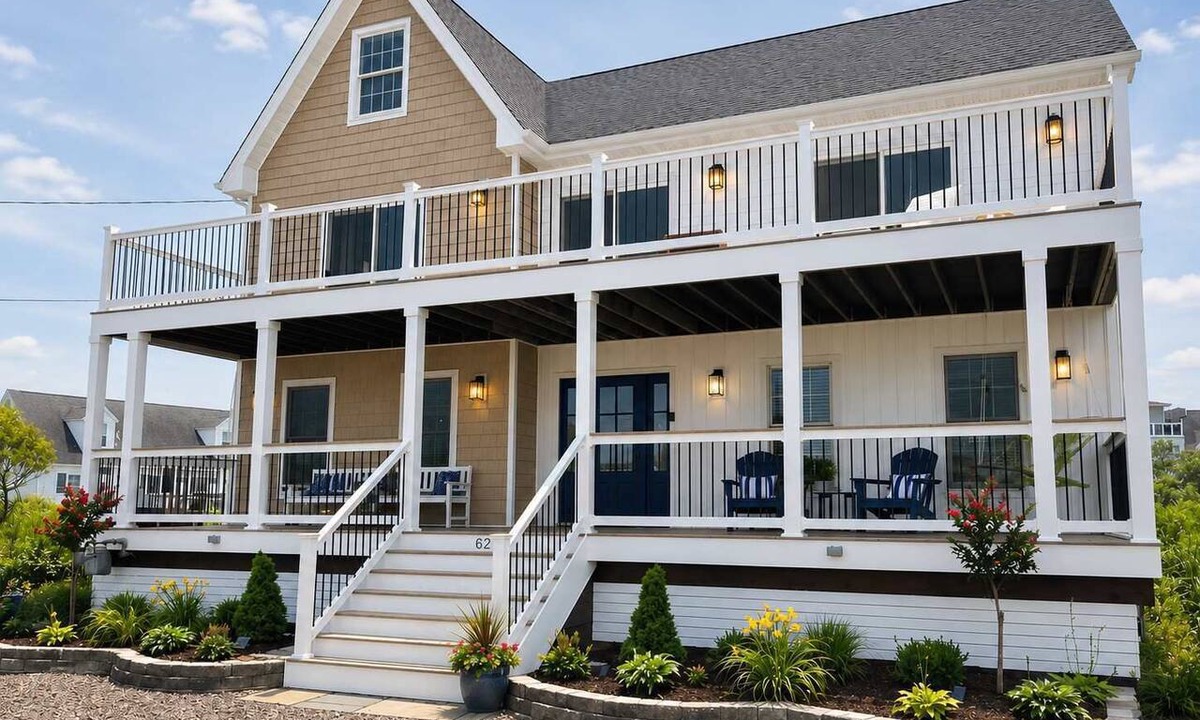 Cape May Court House House | Luxury Waterfront Manor with Private Dock & Decks