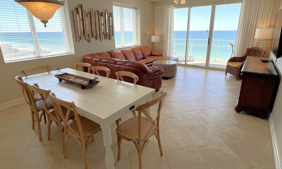 Miramar Beach Condo | Majestic Sun A701 luxurious corner 3 bed 3 bath with ocean views from 2 sides!