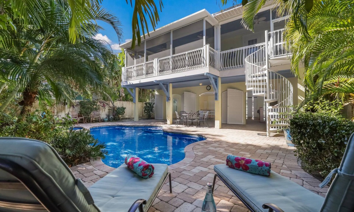 Anna Maria House | Mon Ami: Pine Ave Location! Pool! 3 Blocks to Gulf or Bay by Anna Maria Life Vacation Rentals
