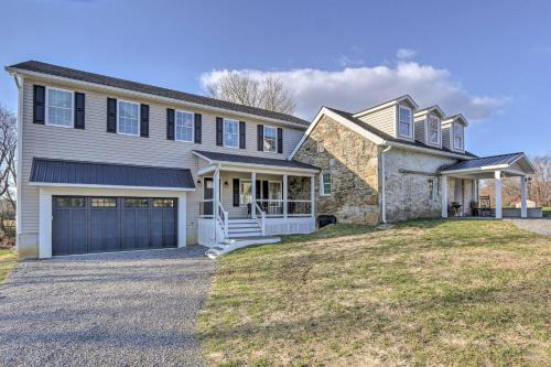 Lovettsville House | Morrisonville Manor w/Fire Pit & Hot Tub!
