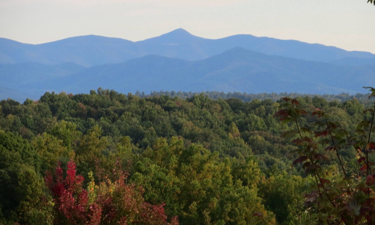 Brevard House | NC Moutain Lodge with Panoramic Views: Pisgah Mtn to the North,