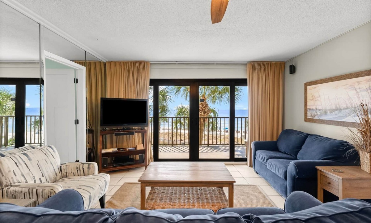 Lower Grand Lagoon Condo | New Floors in 2025! 3BR Gulf-Front near St Andrews Park