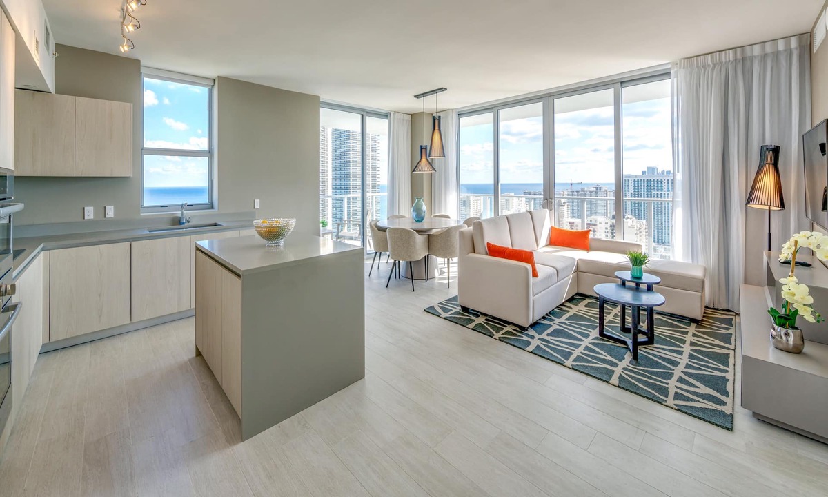 Hallandale Beach Apartment | NEW2019 2BR SE CORNER SUITE AMAZING OCEANVIEW 26th Floor