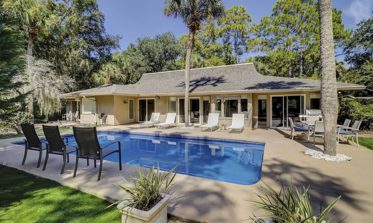 Palmetto Dunes House | Newly updated! 3rd Row 4 Bedroom/4 Bathroom Beach Home with Pool/Beach Access