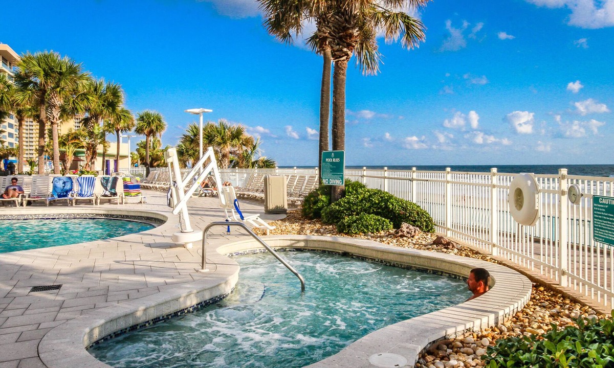 Brush - Stewarts Condo | Ocean front condo with 4 shared pools, lazy river, fitness room & more