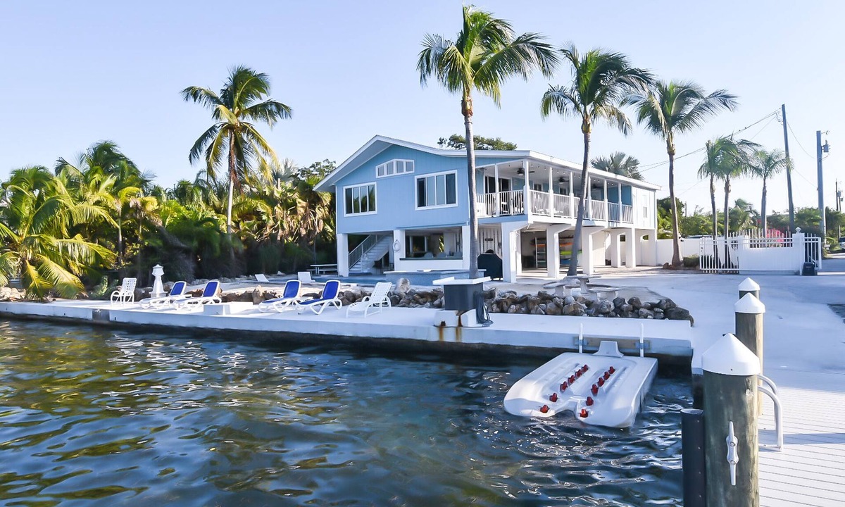 Marathon House | Oceanfront Private Gated Home Gulf side w/Pool, Spa, Private Boat Ramp & Dock