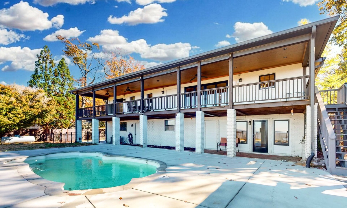 Lookout Mountain House | Overlook four states in this exquisite dog friendly home with pool