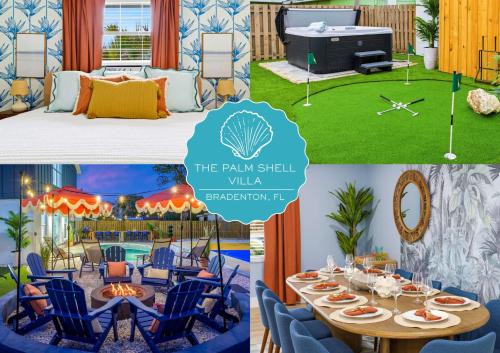 Bradenton House | Palm Shell Villa - Pool - Pickleball - Hot Tub