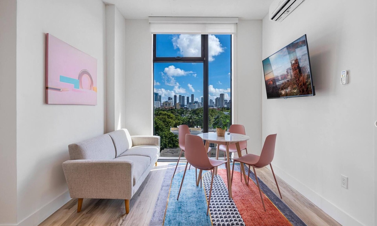 East Little Havana Apartment | Pastel Penthouse | 3 Bed 3 Bath Private Roof Deck