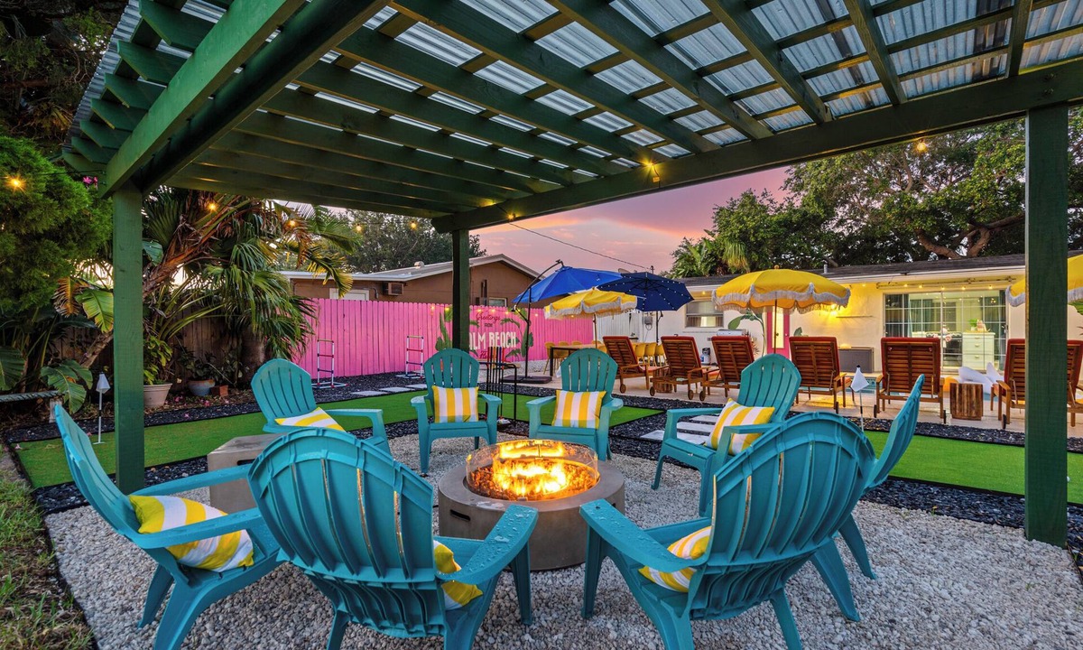 Hunt Club House | PBG Retreat w/Pool, Mini Golf, Fire Pit, Game Room!