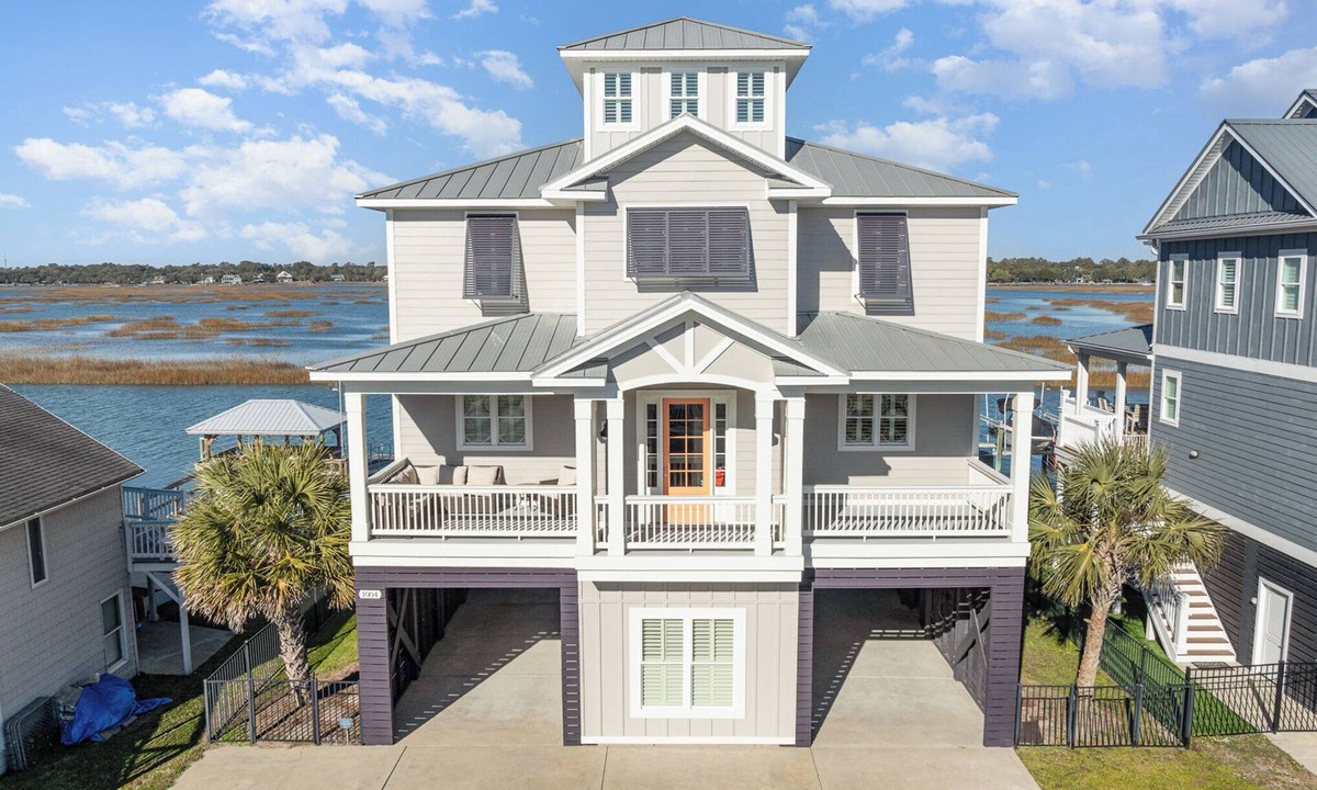 Murrells Inlet House | Pelican Point | Luxury Waterfront Retreat w/Private Dock