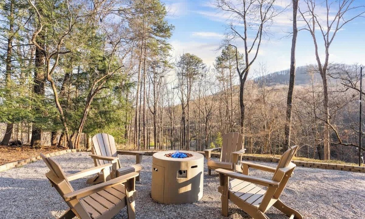 Big Canoe Cabin | Pet Friendly Cabin: Hot Tub, Game Room, Fire Pits