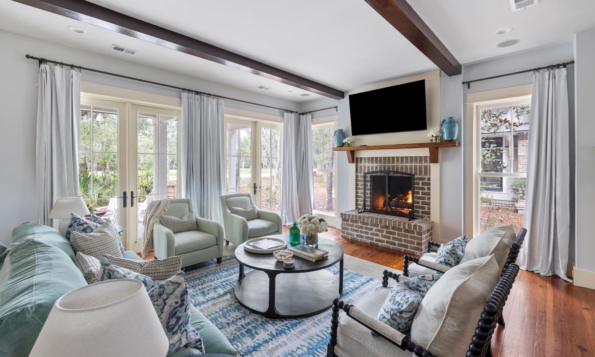 Palmetto Bluff House | Pet-friendly w/3 fireplaces + Golf Course Views