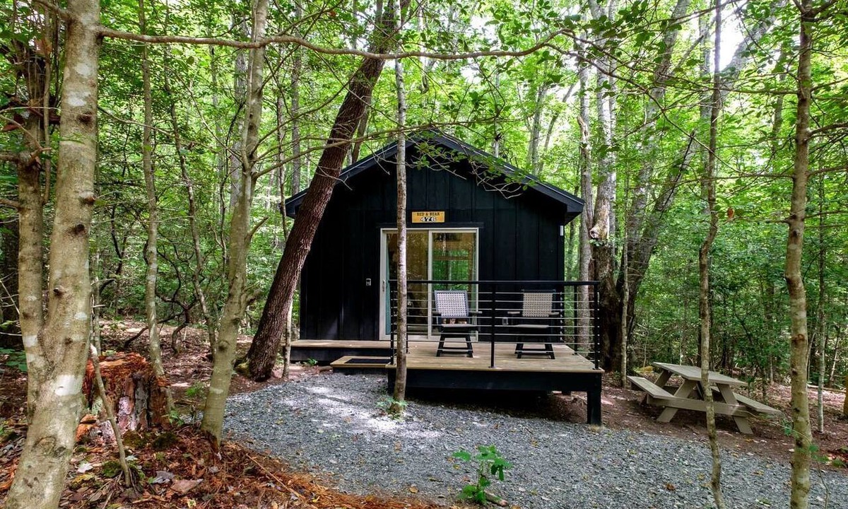 Balsam Grove Cabin | Pisgah Forest Retreat: Cozy Cabin Blending Comfort and Luxury for Glampers, NC