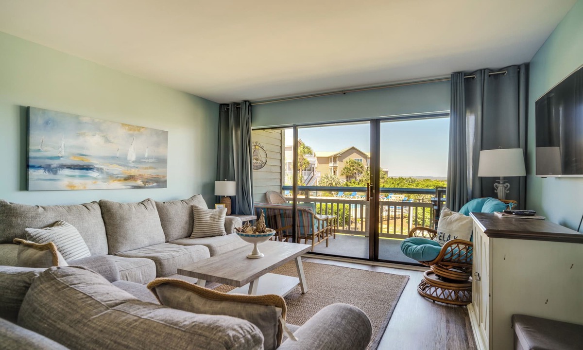 Beachwalk Apartment | Pool Access & Views at Saint Helena Island Condo!