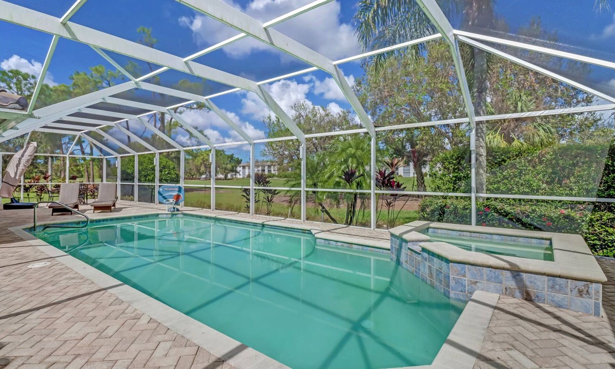 Lely Golf Estates House | Pristine Luxury Heated Pool Home on the Golf Course