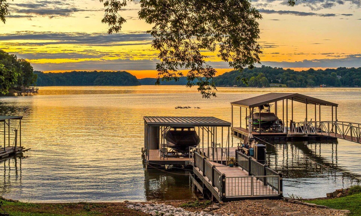 Winchester Cabin | Private Lakefront Retreat - Dock Beach Firepit Amazing Lake & Sunset Views