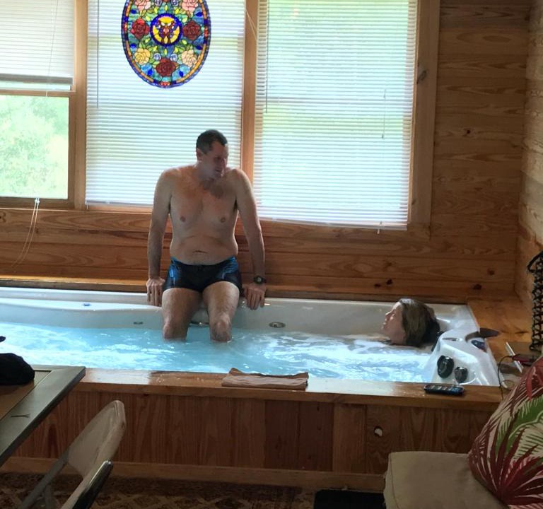 Mcalpin Cabin | PRIVATE Log Cabin with Indoor pool sauna and gym YOU RENT IT ALL NO ONE ELSE