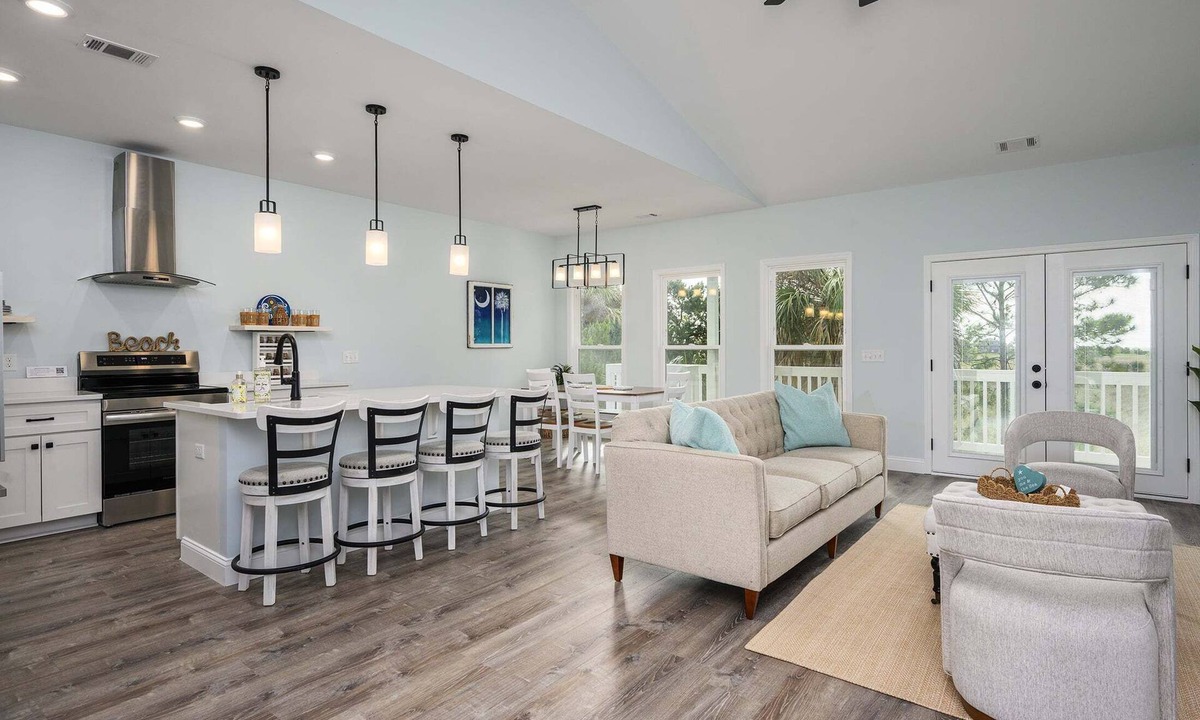 Oceanmarsh Subdivision House | Private Pool + Marsh & Ocean Views + Walk to Beach