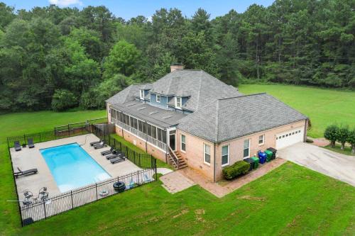 Lithonia Villa | Private Pool Estate Soccer Field Sleeps 16