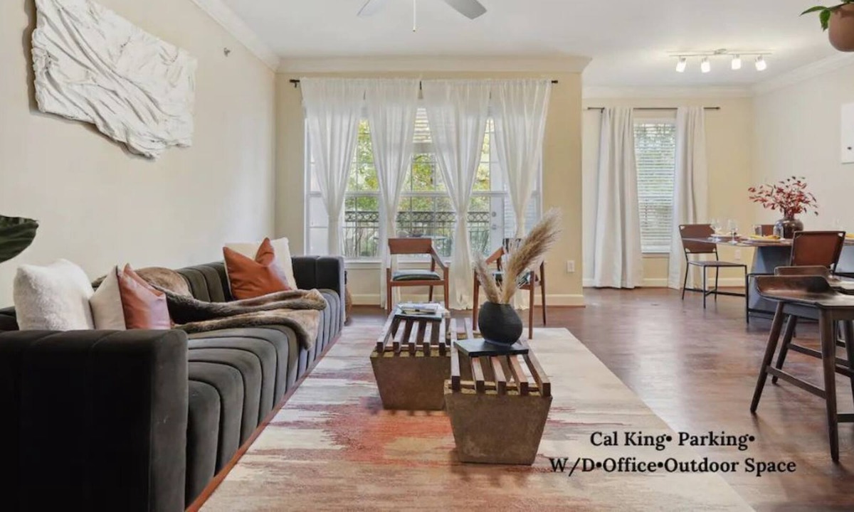 Lenox Apartment | Quaint Japandi Style Apt Nestled In the Heart of Buckhead Ga!