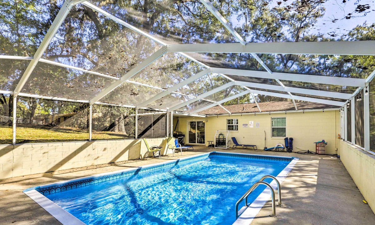 Tallahassee House | Relaxing Tallahassee Oasis w/ Lanai + Pool!