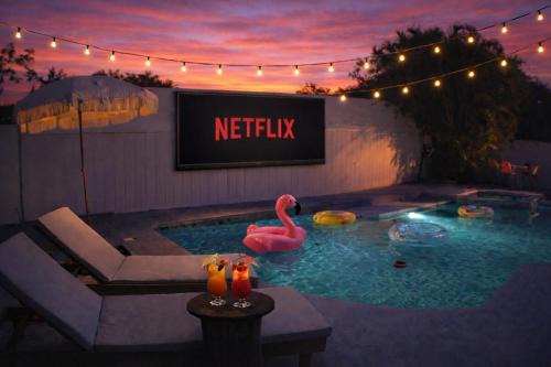 Largo House | Resort Backyard Heated Pool Spa Arcade Movies