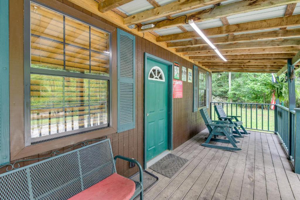 Briceville House | Riverfront Briceville Cabin w/Patio & Fire Pit!
