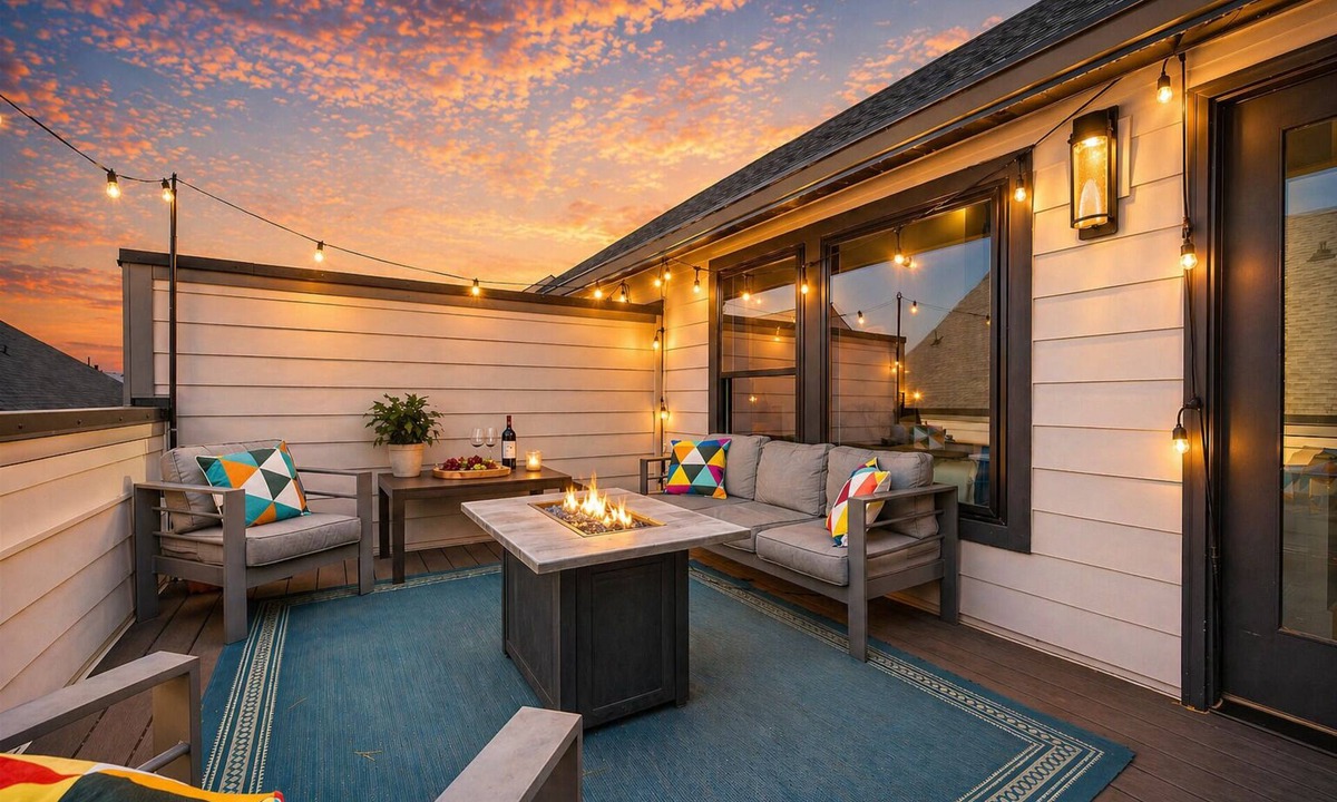 Charlotte House | Rooftop King Beds Near Light Rail & LoSo