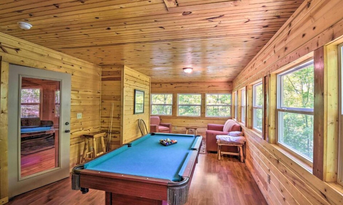 Helen Cabin | Roundabout Cabin 2/2! Pool Table! Near Helen!