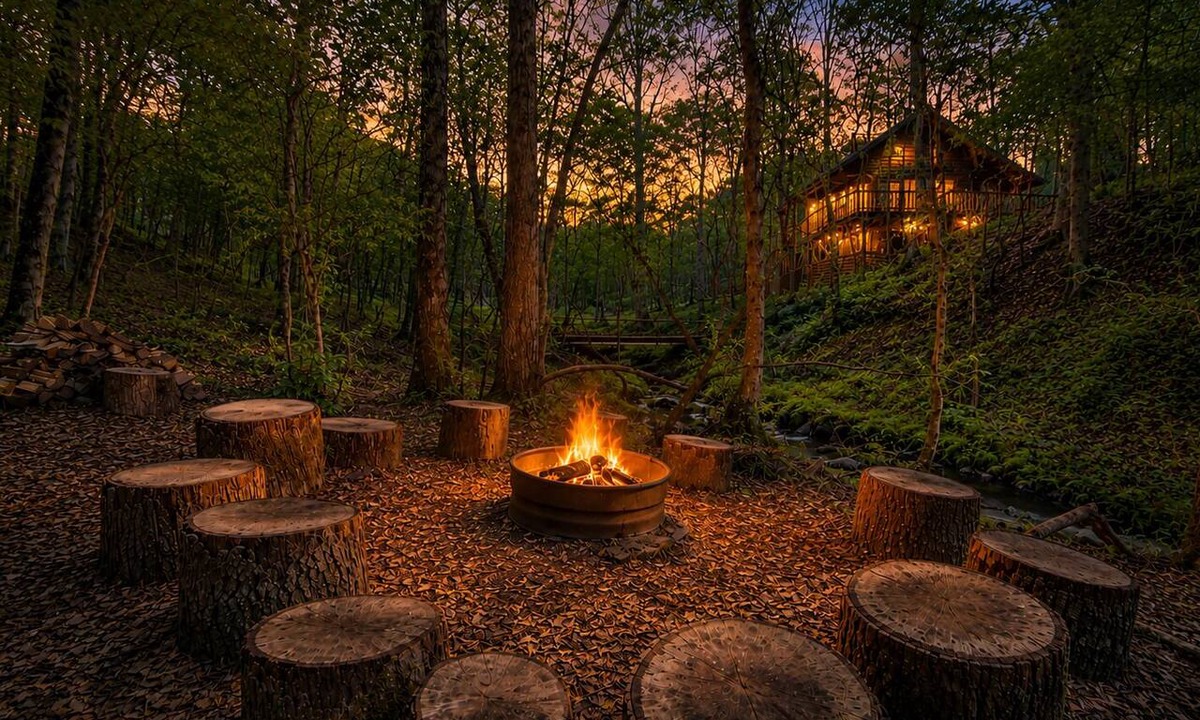 Suches Cabin | Ruhewald Cabin - Hot Tub, 3 Creeks w/Waterfalls, Remote