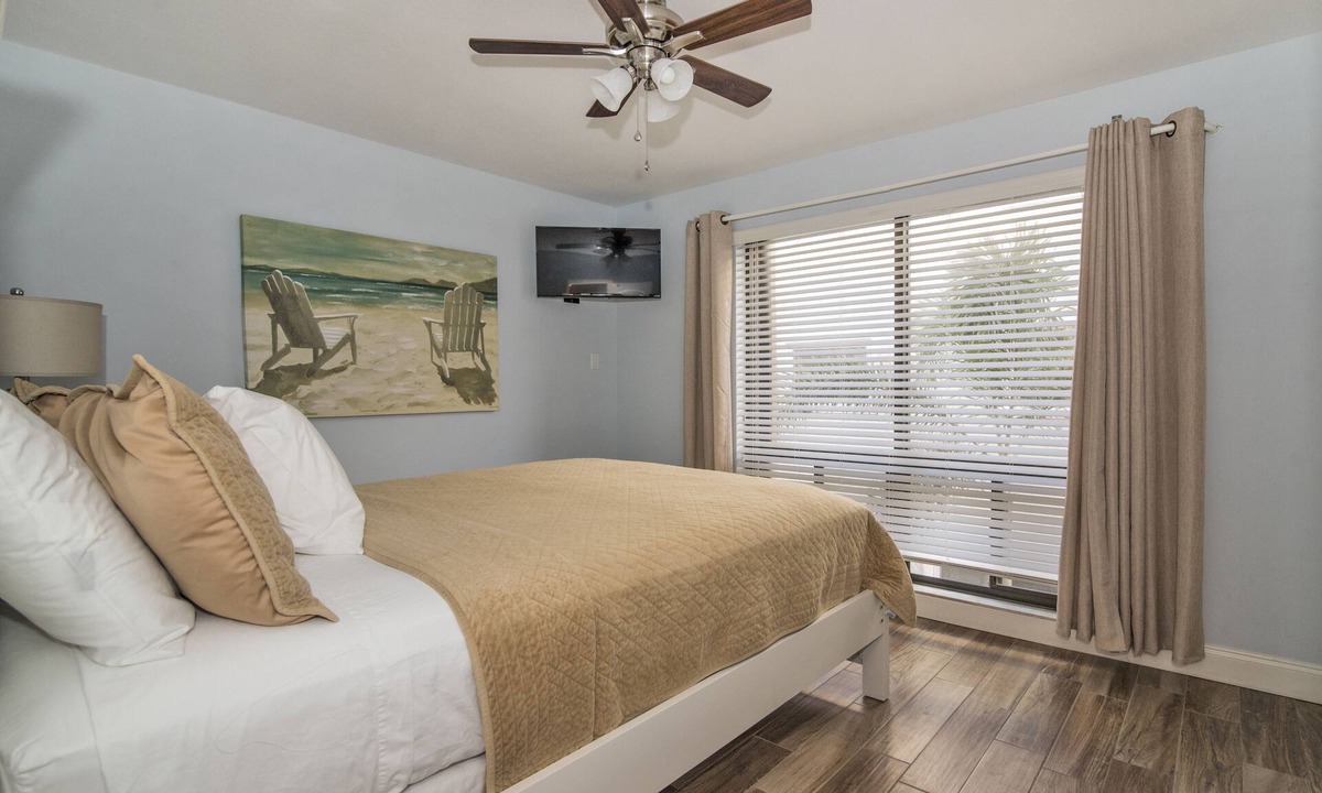 Indian Shores Condo | SALE! Palm Suite at Casa Gia Condo direct beach front/Pool & hot tub open!