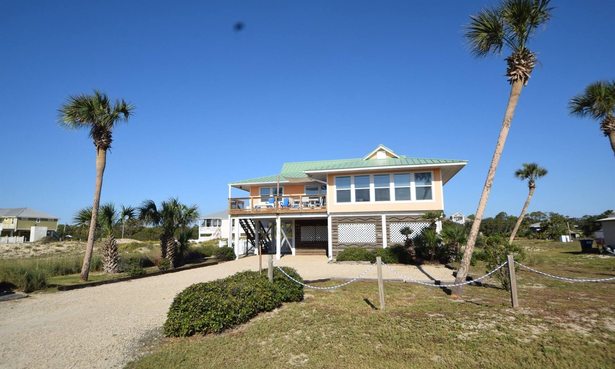 St. George Island House | Save 15% on fall stays! Steps to Beach, Gameroom, pool, hot tub, dog friendly.