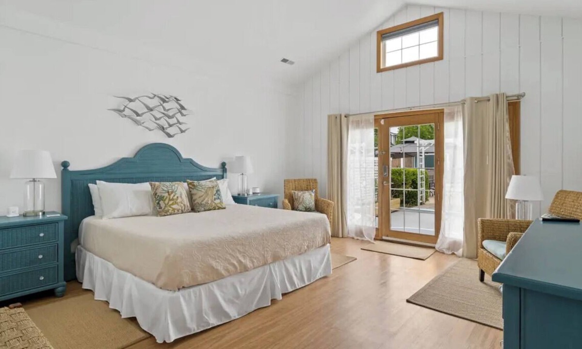 Rehoboth Beach Hotel | Seagull Room — Spacious Coastal Luxury with a Private Garden Patio