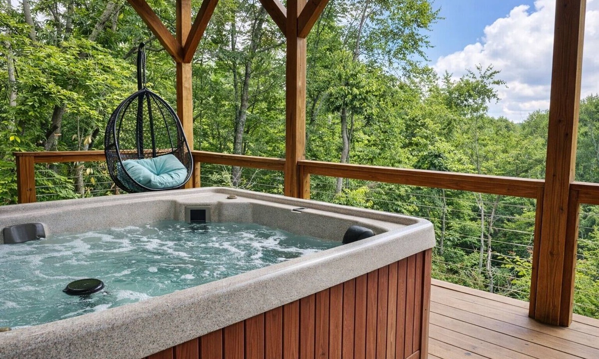 Black Mountain Cabin | Secluded Log Cabin w/Mountain Views, Hot Tub, Cold Plunge, Fire Pit