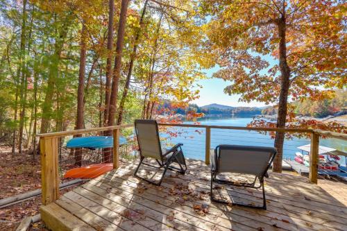 Blairsville Apartment | Serene Couple’s Lakeside Retreat, Water Views!