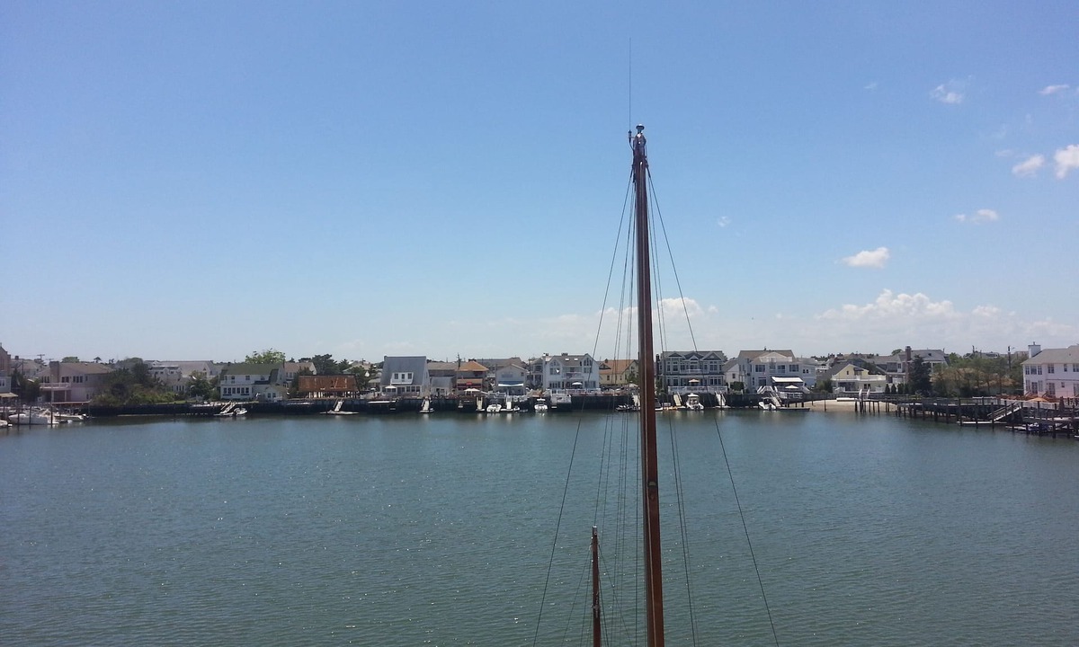 Stone Harbor Condo | Shore Getaway Right in the Middle of Town and Waterfront View!