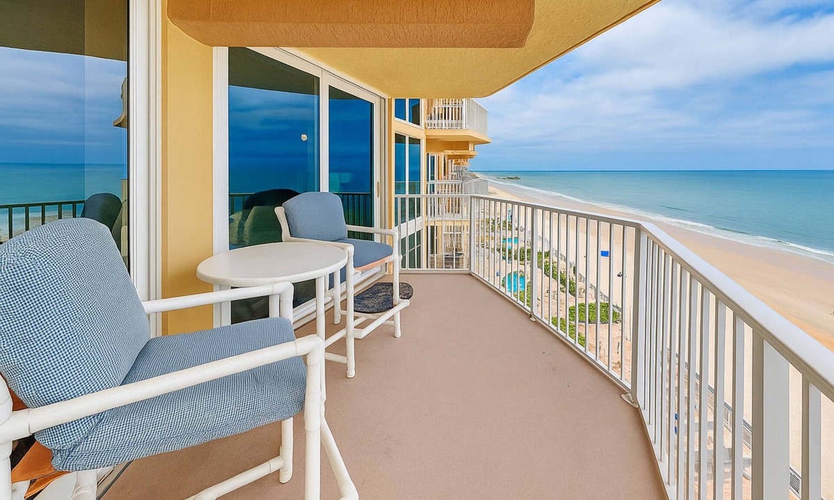 Daytona Beach Shores Condo | Shores Club 703 | Pet-Friendly Oceanfront Condo with Balcony, Beach + Pool Acces