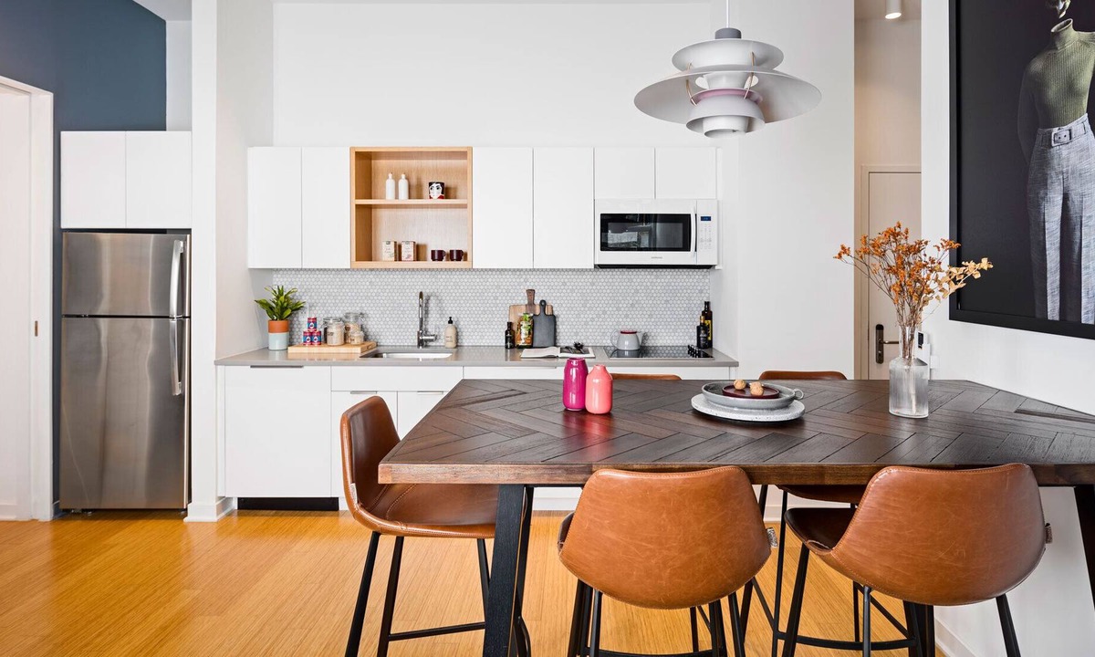 Harrison Apartment | Spacious 2-Bedroom with Private Patio + Workspace