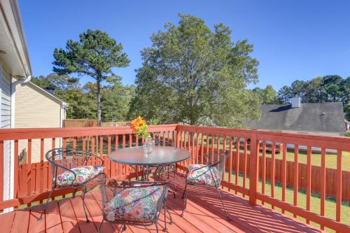 Riverdale House | Spacious Georgia Home w/Deck, Grills & Fireplace!
