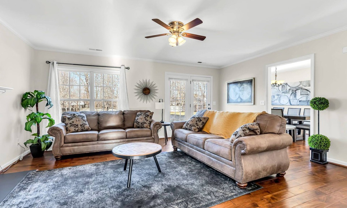 Winston - Salem House | Spacious Luxe Stay w/Yard, Wi-Fi & Smart TVs