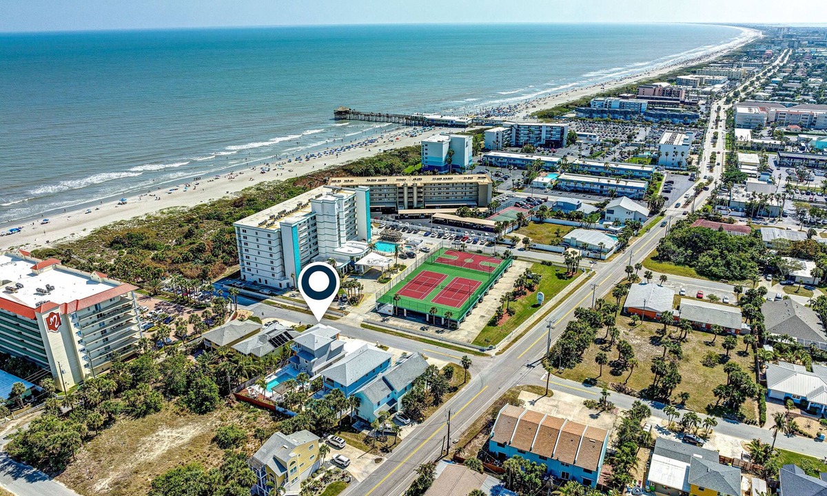 Port Canaveral House | Spectacular 3-story ocean-view beach house with full-size pool & firepit