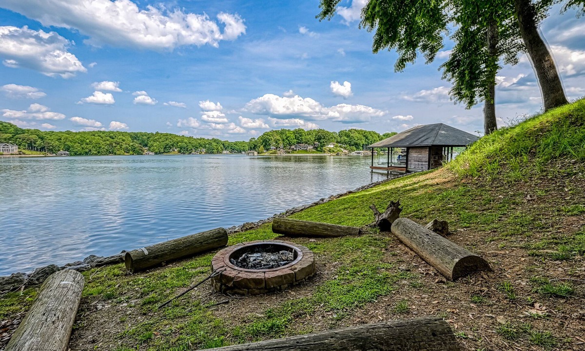 Goodview House | Still Waters - Lakefront luxury home with views, dock, home theater & game room