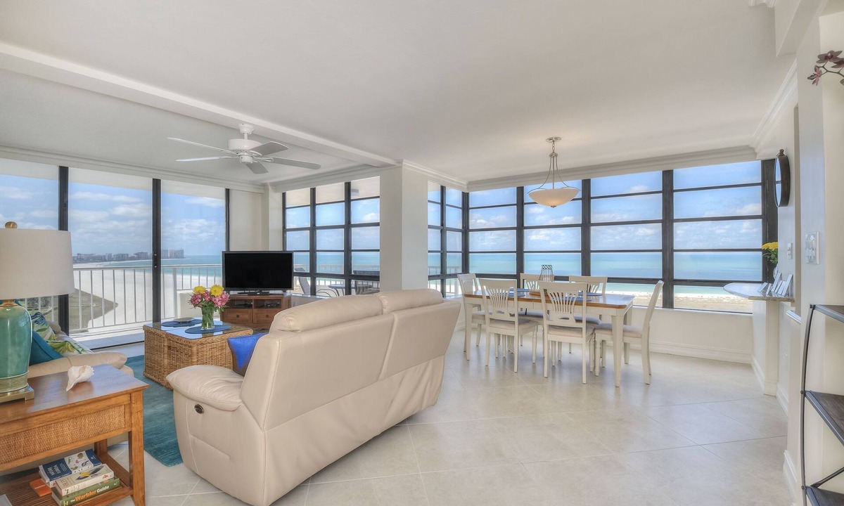 Marco Island Condo | Stunning Beachfront, total renovation, beachview all rooms, WiFi, nature reserve