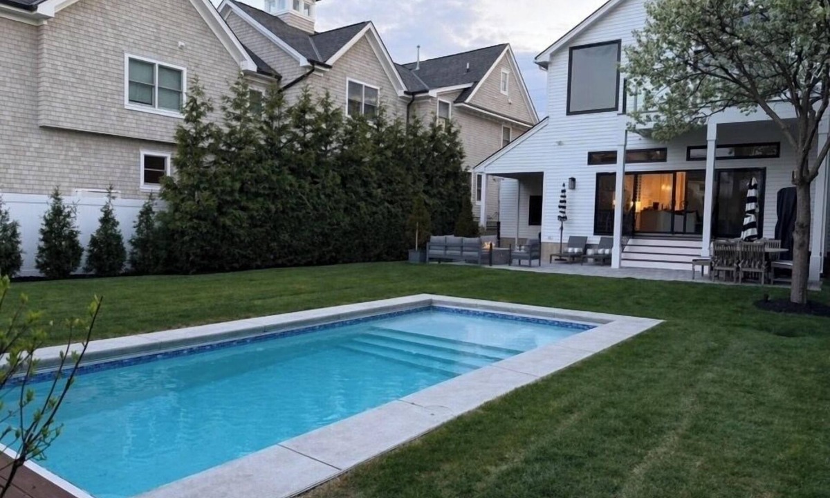 Monmouth Beach House | Summer beach rental with pool and large backyard - 3 min walk to beach