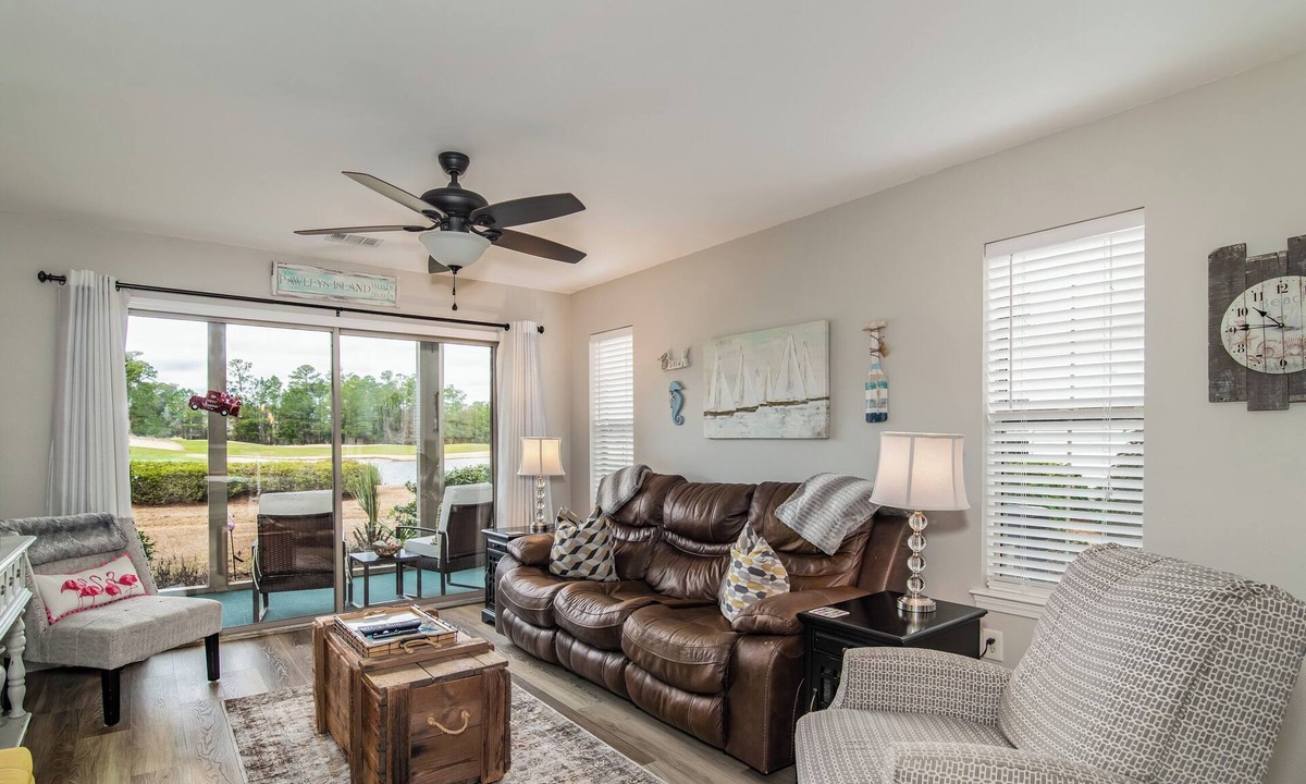 Pawleys Island Condo | TB 56B Two bedroom Two bathroom True Blue Unit on Golf Course and Pond